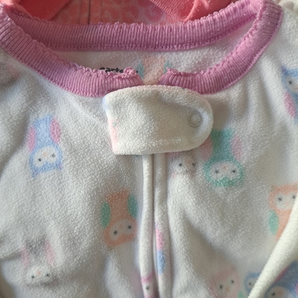 Carter’s Fleece Footed Pajamas – 2 Pack (Girls, Size 24M) - Picture 2 of 6
